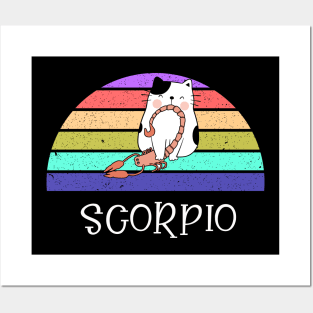 Cat Horoscope Scorpio Posters and Art